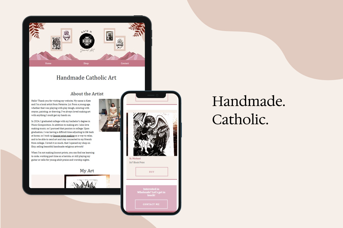 Catholic Art Store Hero