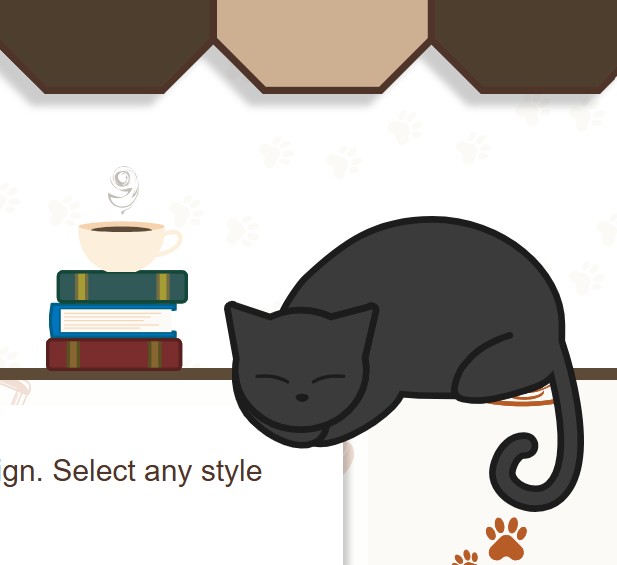 Cat sleeping perched on ledge